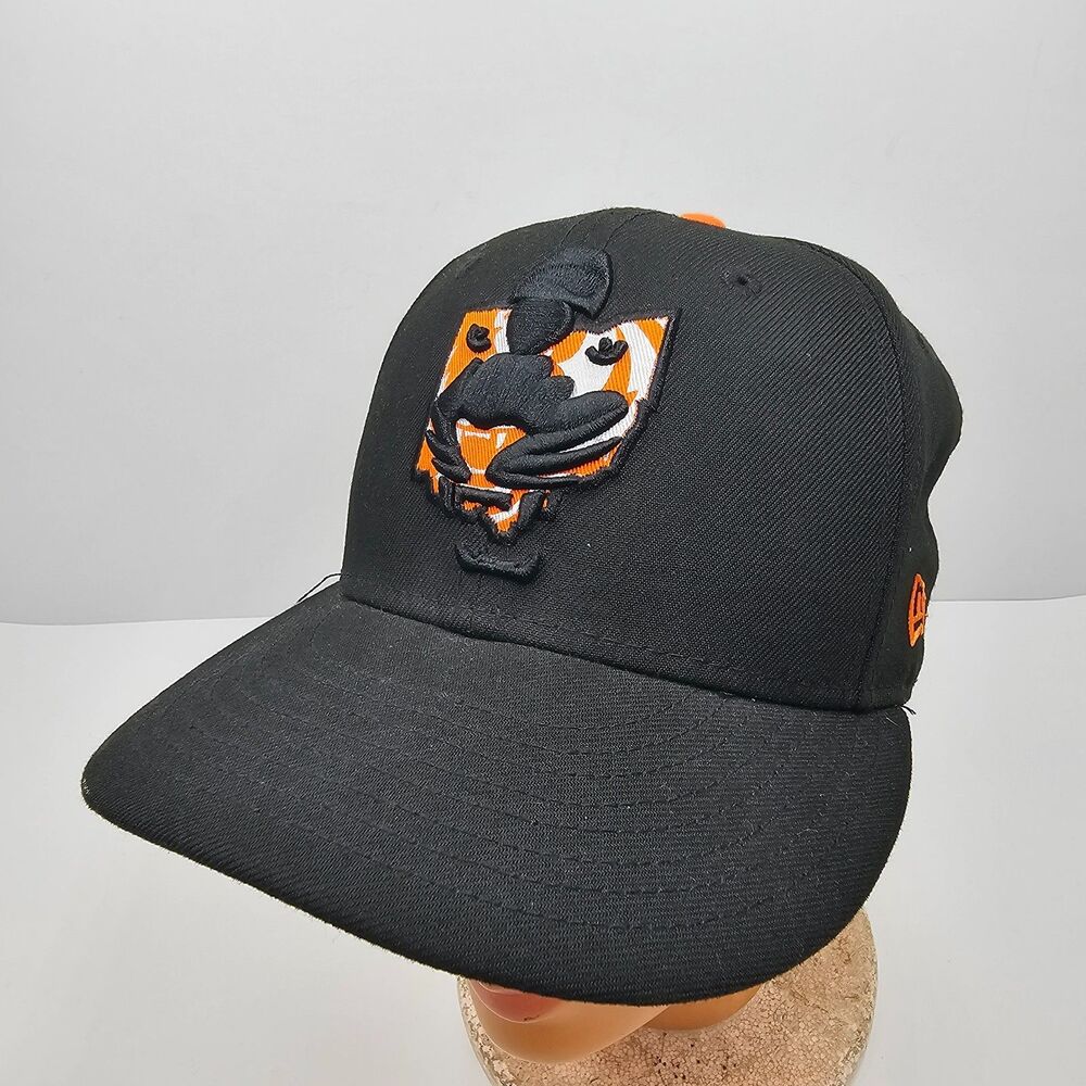 New Era 59FIFTY Cincinnati Bengals Hat Size 7 Black Fitted State Logo Draft Cap